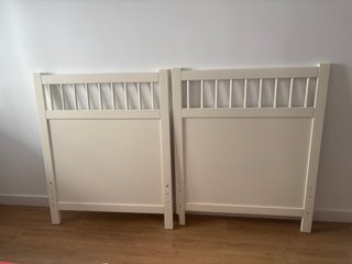 2 Cabeceros Ikea Blanco Roto 90cm