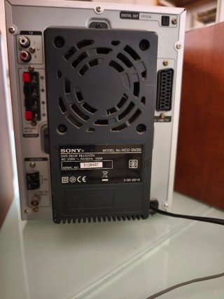 Mini cadena Sony Radio DVD Cassette Euroconector