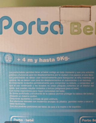Conjunto de Portabebé+Hamaca para bebé con cojín