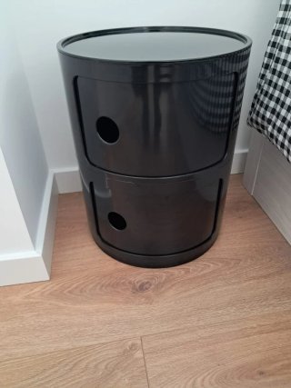 Mesa auxiliar Kartell Componibili Negra