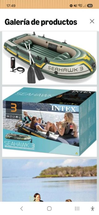 Barco Pesca/paseo Hinchable Intex Seahawk3  NUEVO