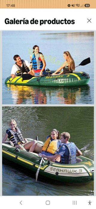 Barco Pesca/paseo Hinchable Intex Seahawk3  NUEVO