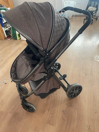 Carrito y Silla Coche Bebé Gris