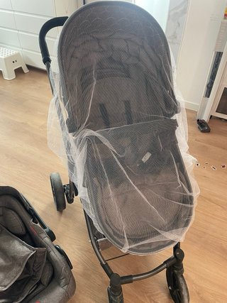 Carrito y Silla Coche Bebé Gris