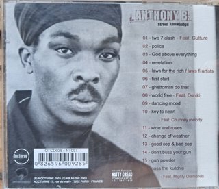 CD Anthony B - Street Knowledge