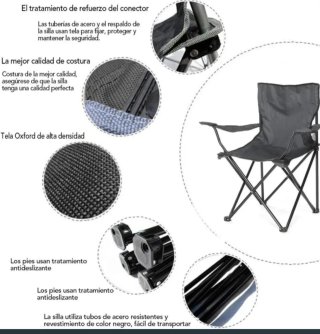 Sillas de camping verano plegables