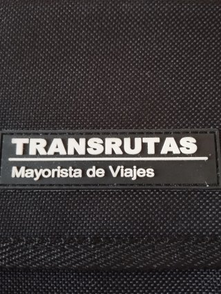 Portadocumentos de viaje TRANSRUTAS negro. Nuevo