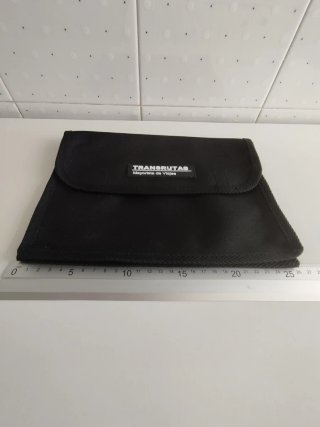 Portadocumentos de viaje TRANSRUTAS negro. Nuevo
