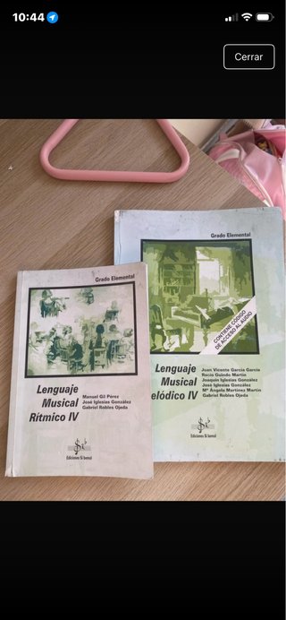 Libros Lenguaje Musical Grado Elemental