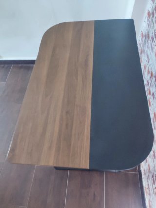 Escritorio Elevable Madera y Metal