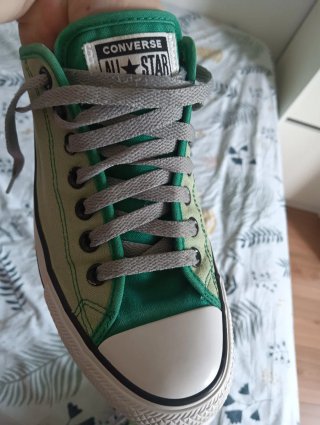 Converse Bicolor Verde y Blanco