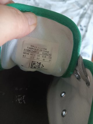 Converse Bicolor Verde y Blanco