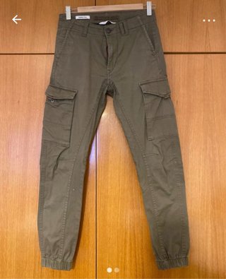 Pantalones Cargo Verdes Talla M
