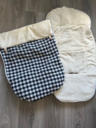 Saco de invierno y colchoneta vichy
