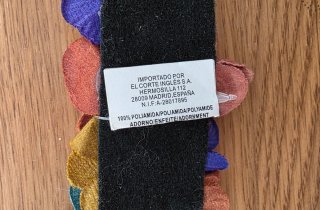 Cinturón flores (68-71 cm)