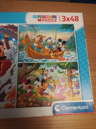 3 Puzzles Disney Mickey 48 piezas