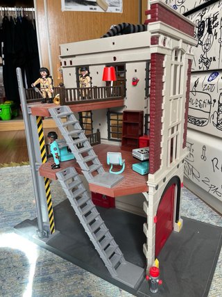 Casa Cazafantasmas Playmobil con figuras