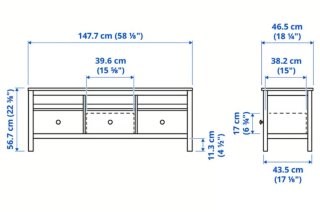 Mueble TV IKEA HEMNES