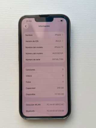 iPhone 13 Negro 256gb buen estado