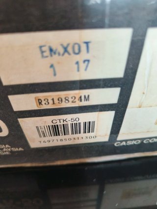 Teclado Casio CTK-50 Vintage.En su embalaje origin
