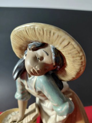 Figura Lladro Lavandería con Patos 01012216