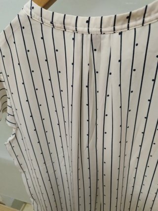 Camisa Cortefiel Mujer Talla XL Rayas Puntos