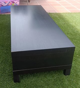 Mueble TV Ikea Lack Negro