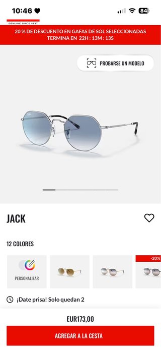 Occhiali da sole Ray-Ban Esagonali