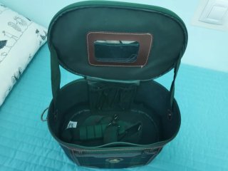 Neceser de viaje cuadros tartán