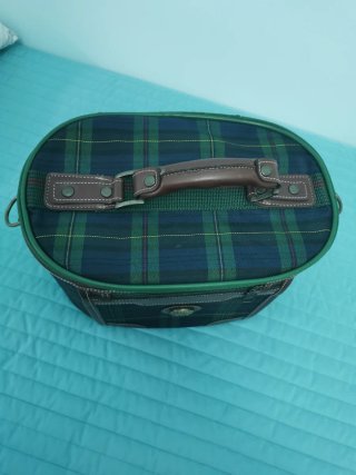 Neceser de viaje cuadros tartán