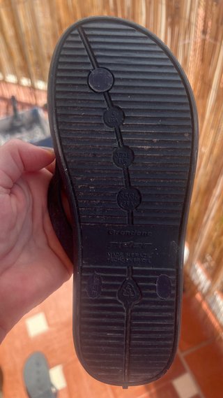 Chanclas Rider Negras y Verdes