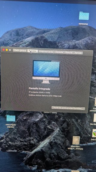 Apple iMac 27 (2013) Plata