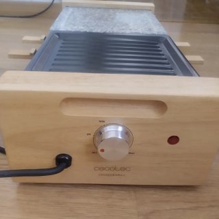 Raclette con plancha y 8 sartenes (cecotec)