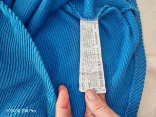 Jersey Zara punto fino azul Talla M