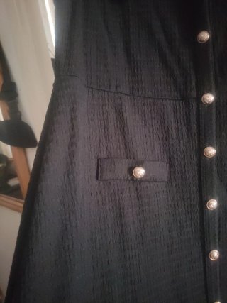 Vestido Negro Shein Talla XL