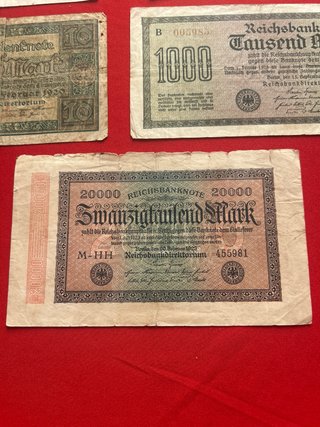 Lote Billetes República Weimar