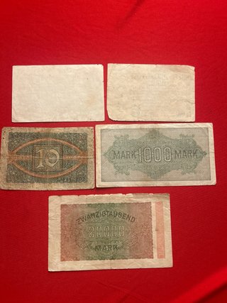 Lote Billetes República Weimar