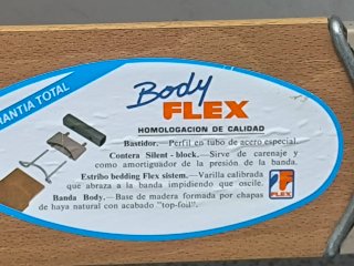 Somier BODYFLEX 105x190