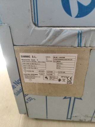 Lavavajillas Industrial Sammic AX-40B