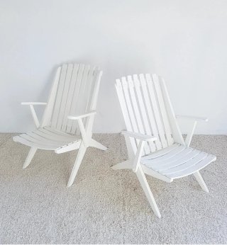 2 Sillas Plegables Mid Century | Vintage, 60s.