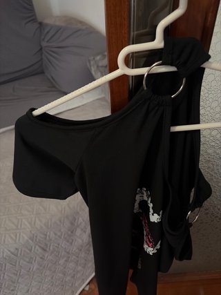 Camiseta Hombros Caídos Mujer