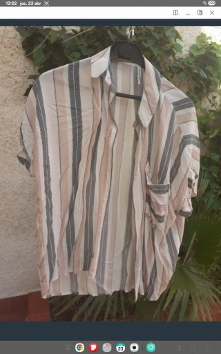 Camisa Stradivarius Rayas Talla S