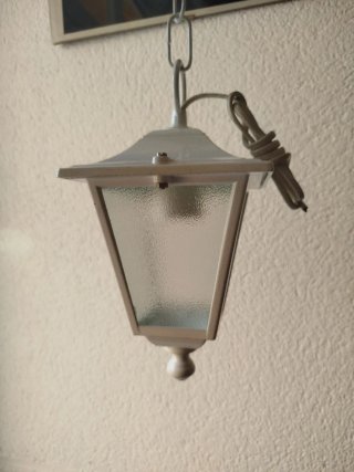 Lámpara Farol Aluminio Muy Buen Estado