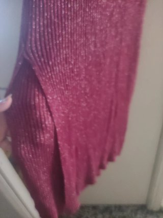 Vestido de fiesta rojo brillante