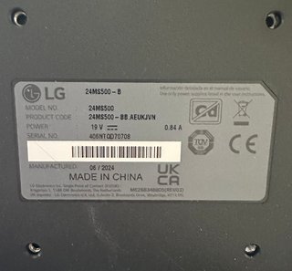 Monitor LG 24" FHD - IPS - 100Hz