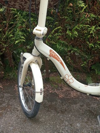 Bicicleta Plegable Monty Beige