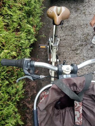 Bicicleta Plegable Monty Beige