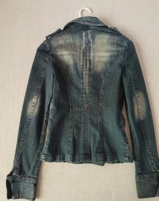 Cazadora vaquera militar estilo Michael Jackson S
