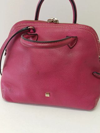 Bolso Purificación García Piel Rosa