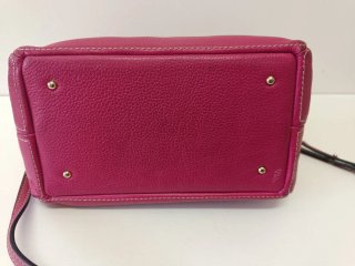 Bolso Purificación García Piel Rosa